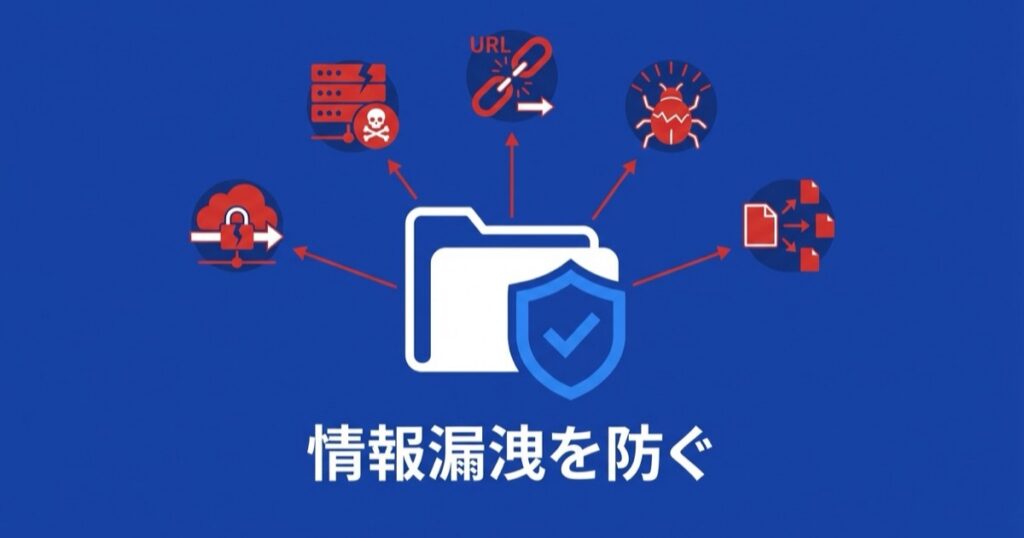 ファイル転送で情報漏洩が起きる5つの原因と防ぎ方【事例つき】