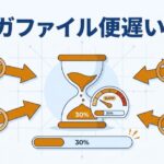 ギガファイル便が遅い原因と対処法｜速くする5つの方法