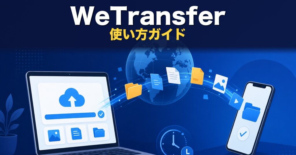 WeTransferの使い方｜無料プランの制限と日本語で使う方法