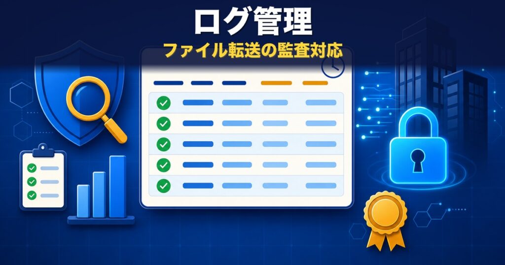 ファイル転送のログ管理｜監査対応の5項目と無料で使う方法