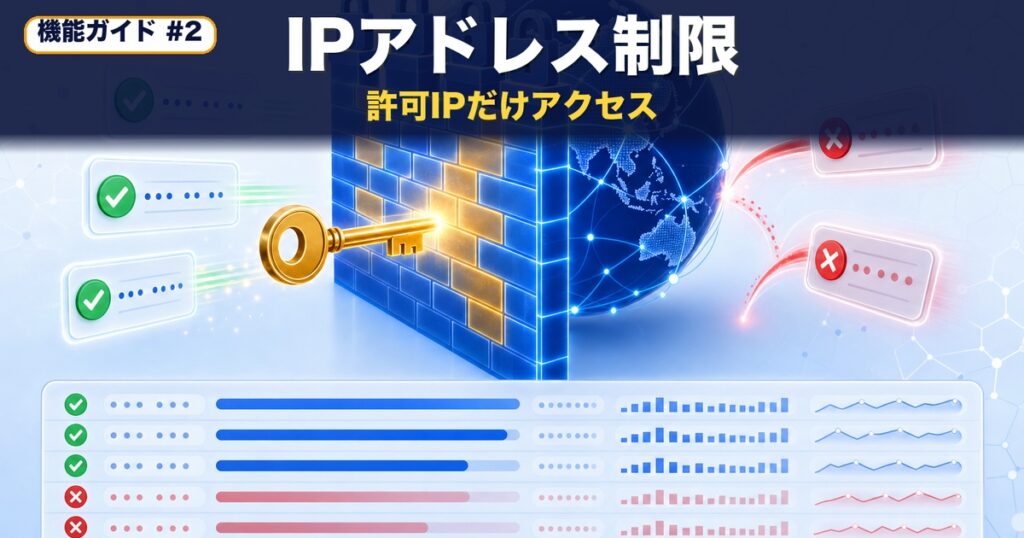 ギガワタスのIPアドレス制限｜設定方法と法人活用シーン