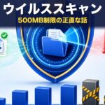 ギガワタスのウイルススキャン｜仕組みと500MB制限の正直な話