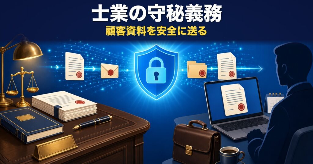 士業のファイル転送｜守秘義務を守る安全な顧客資料の送り方