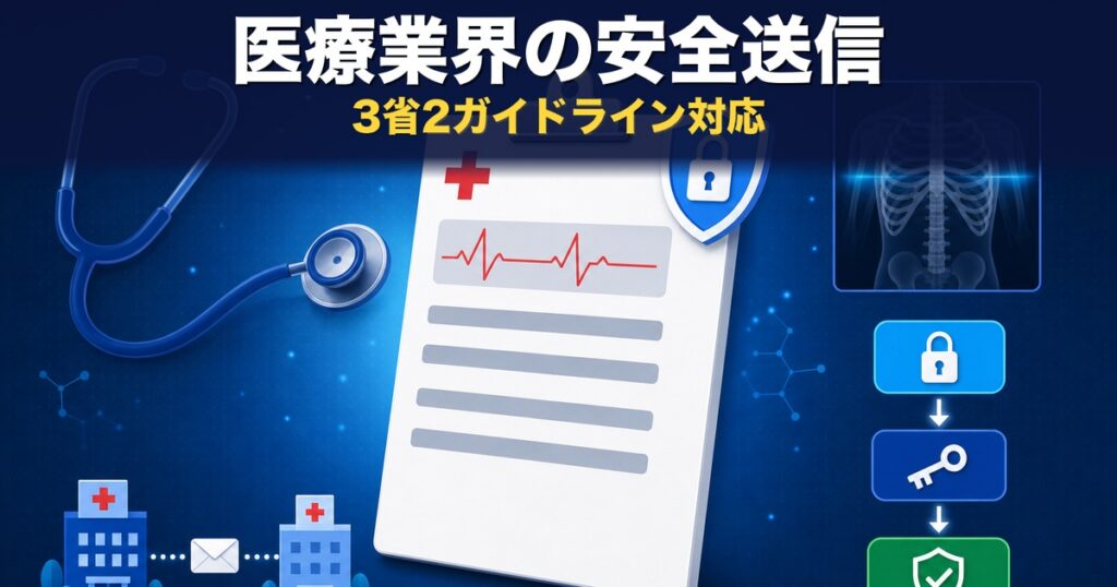 医療機関のファイル転送｜紹介状・医療画像を3省2ガイドラインに沿って安全に送る方法