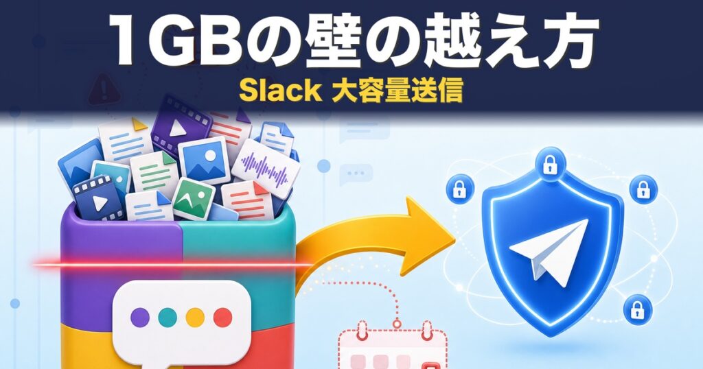 Slackで大容量ファイルを送る方法｜1GBの壁の越え方
