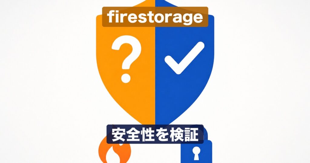 firestorageは安全？セキュリティの実態と安全に使うコツ