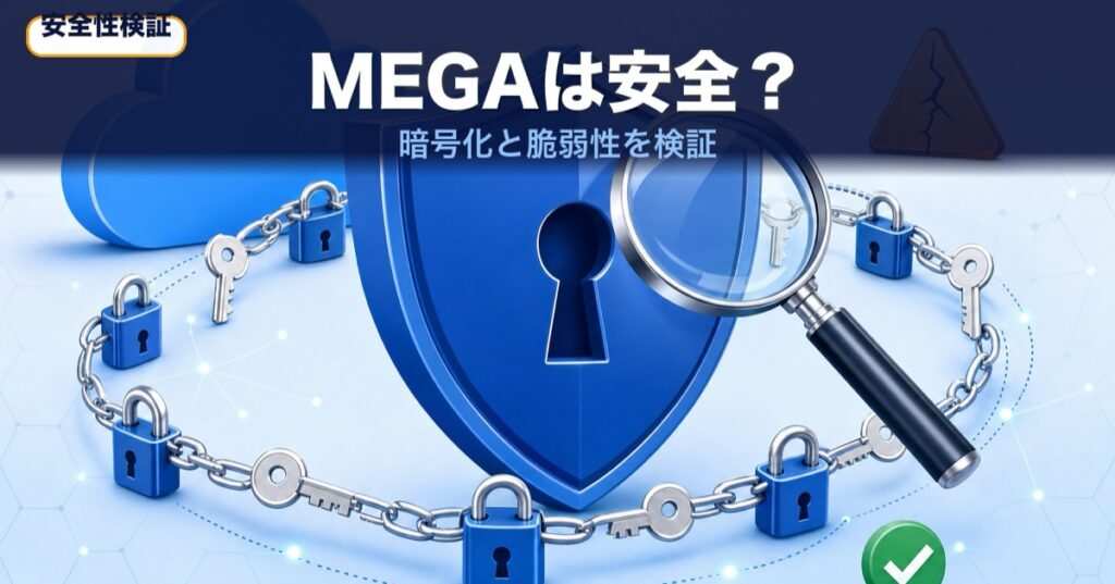 MEGAは安全？暗号化の実力と脆弱性を検証