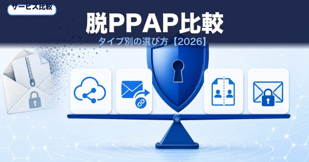 脱PPAPソリューション比較｜タイプ別の選び方【2026年】