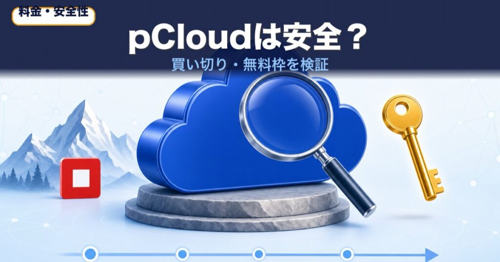 pCloudは安全？ — 料金・買い切り・無料枠をファイル転送サービス運営者が検証
